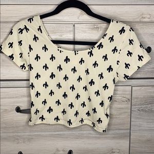 Cactus crop top